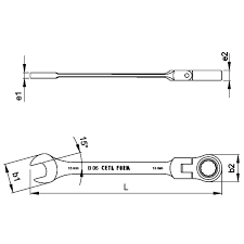 B06-09 MAFSALLI CIRCIR KOMBİNE ANAHTAR 09MM