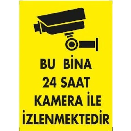 BU BİNA 24 SAAT KAMERE İLE İZLENMEKTEDİR