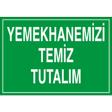 YEMEKHANEMİZİ TEMİZ TUTALIM