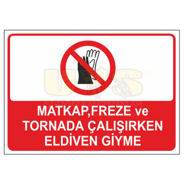 MATKAP FREZE VE TORNADA ÇALIŞIRKEN ELDİVEN GİYEME