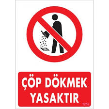 ÇÖP DÖKMEK YASAKTIR