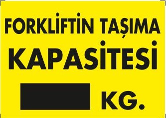 FORKLİFTİN TAŞIMA KAPASİTESİ