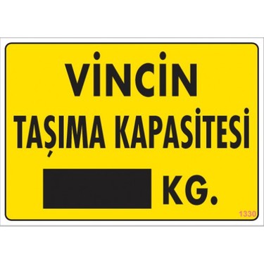 VİNCİN TAŞIMA KAPASİTESİ