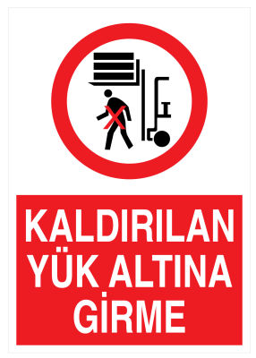 KALDIRILAN YÜKÜN ALTIMA GİRME